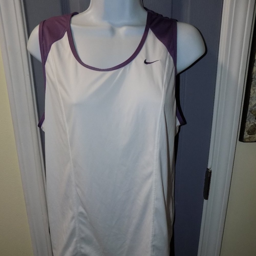 Nike Performance Purple/White Lightweight Tank Top
